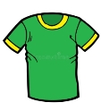 Green T shirt Cartoon stock illustration. Illustration of minimal - 38814285